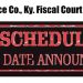 LAWRENCE CO., KY  FISCAL COURT MEETING RESCHEDULED
