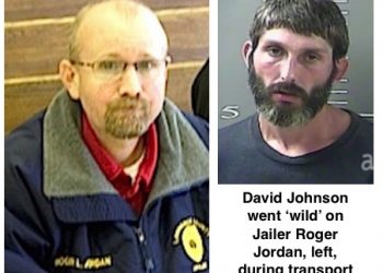 LOUISA SUSPECT ‘GOES WILD’ ON TRANSPORT OFFICER ON WAY TO JAIL