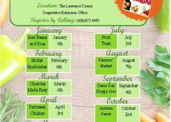 EXTENSION SERVICE IS HOSTING “COOKING THROUGH THE CALENDAR,”