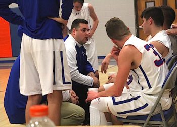 Freshman Tyler Johnson hit two three pointers vs Man on Friday night.