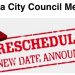REGULAR LOUISA CITY COUNCIL MEETING IS RESCHEDULED FOR JANUARY 23