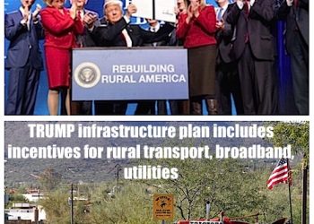 The plan names no specific dollar amounts, but appropriates 25 percent of its budget to fixing five parts of rural infrastructure: transportation, broadband, water and waste, power and electric, and water resources