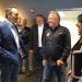 From left to right: Gov. Bevin, Gene Haas: Founder of Stewart-Haas racing and Haas Automation Kathy Walker: eKAMI Director.