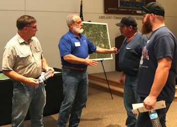 Mike Lasslo, Kentucky Power’s reliability manager, discusses a planned transmission project at EastPark Industrial park. The project will serve Braidy Industries and others.