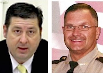 Lawrence County Attorney Mike Hogan and Sheriff Garrett Roberts