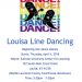 LOUISA LINE DANCING — BEGINNING LINE DANCE LESSONS
