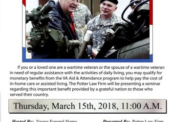 YOUNG FUNERAL HOME TO HOST VETERAN’S INFORMATION PROGRAM