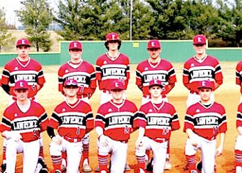 2018 LC baseball team: L to R Top row Jarrett Fairchild, Tyler Maynard, Jackson Feltner, Kade Sword, Lucas Maynard, Brad Parks, Peyton Cyrus, CJ Fairchild, Dakota Shortridge L to R Bottom Hunter Crum, Ethan Whitt, Tyler Blackburn, Austin Roe, Blue Fletcher, Samual Collinsworth, Jacob Fletcher, Bryce Blevins