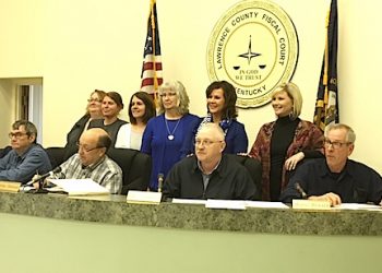 A group of Social Service counsellors were on hand at the meeting to help the court declare April as Child Abuse Prevention Month.