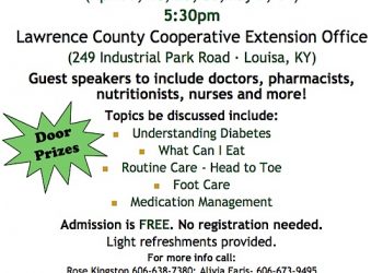 HEALTHY LIVING DIABETES SERIES TO BE OFFERED IN LOUISA