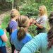 Army Corps of Engineers Natural Resources specialist Kayla Price works with a group of students