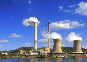 The Mitchell Plant in Moundsville, West Virginia, is shown in this file photo. The coal-fired generation plant is owned by Kentucky Power and Wheeling Power.