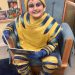 Blaine Elementary 5th grader Sawn Weston Thacker appeared at an area elementary school to read to the students in his "Flounder" costume. Photo and submission by: Shawna Thacker