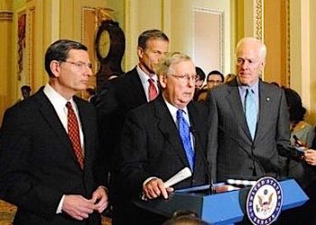 U.S. Senate Majority Leader Mitch McConnell presented legislation to battle the ravages the opioid crisis has had on the workforce in Kentucky and other states. (McConnell office file photo)