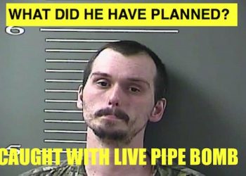CAUGHT WITH PIPE BOMB - Travis Matthews admitted to trooper Reynolds that he had taken heroin, but that later he thought it was actually meth. Matthews told the trooper he had not slept in several days.