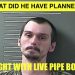 CAUGHT WITH PIPE BOMB - Travis Matthews admitted to trooper Reynolds that he had taken heroin, but that later he thought it was actually meth. Matthews told the trooper he had not slept in several days.