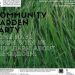 Community Garden party flier