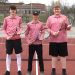 LC tennis boys seniors 2018 -- Blake Jordan, Daniel Cantrell, Brady Hall