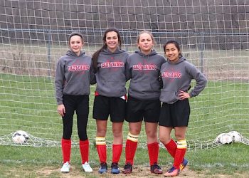 L to R Alyssa Moore, Cameron Hovis, Camran Diamond, Jasmine Justice not pictured Callie Robertson