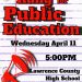 COMMUNITY RALLY FOR PUBLIC EDUCATION TOMORROW AT LUKE VARNEY