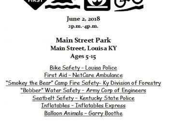 LOUISA POLICE DEPT. PLANS 2018 ‘SUMMER SAFETY FEST’ JUNE 2