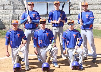 2018 Tolsia Seniors: Standing L to R Blake Conn Kyler Speer Jacob Copley Kneeling L to R Trey Smith Jared Switzer Ray Perkins