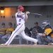 Lawrence County's CJ Fairchild connected with a two run homer vs Johnson Central.