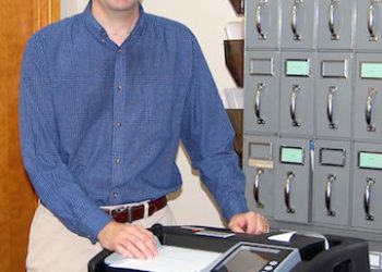 Lawrence Co. Clerk Chris Jobe issued the Sample Ballot friday. he and members of his staff have been trained to apply new regulations since the Russian attack on the U.S. Election system in 2016.