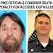 Accused killer John Russel Hall, 55, of Hurricane Branch, Pikeville, left and slain Pikeville Police Officer Scotty Hamilton