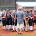 #6 Ciana Bowen is all smiles as her team greets her after hitting a Grand Slam in the Lady Bulldogs District opening victory.