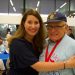 Secretary Allison Grimes pictured with former state Rep. Adrian Arnold of Mt. Sterling who traveled on Saturday's Honor Flight.