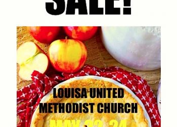 LOUISA UNITED METHODIST CHURCH ANNOUNCES HOME MADE APPLE PIE SALE