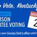 GRIMES ISSUES CALL FOR ADDITIONAL POLL WORKERS IN KENTUCKY PRIMARY