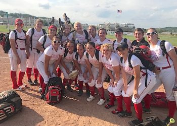 Lady Dawgs are all smiles after battling the heat Saturday and sweeping a Doubleheader.