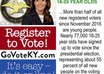 MORE THAN 3.3 MILLION KENTUCKIANS REGISTERED FOR THE MAY 22 PRIMARY