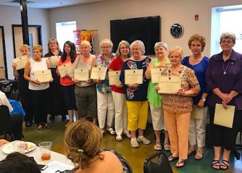 Myrtle Walker, Patricia Hatfield, Lynn Courtney, Theresa Chaffin, Freddie Daniel, Peggy Nelson, Patty Ferrell, Lynette Chaffin, Wanda Cassady, Glenda Grayson, Evelyn Deboard, and Reba Whitt.