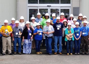 Big Sandy Teachers: A group of Kentucky teachers participate in an energy tour in eastern Kentucky that included a stop at Kentucky Power’s Big Sandy Plant in Louisa. Organizers say the tour gives teachers and ultimately their students a better understanding of what it takes to supply electricity.