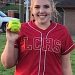 Ciana with perfect game ball