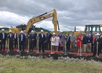 GROUNDBREAKING AT BRAIDY INDUSTRIES NEW ASHLAND PLANT: Photos by Jack MazurakA groundbreaking for the $1.3 billion mill Friday began with a ribbon cutting ceremony featuring Governor Matt Bevin. Other speakers included Greenup County Judge Executive Bobby Carpenter, Boyd County Judge Executive Steve Towler; Matt Satterwhite, President and CEO, Kentucky Power; Dr. Jay Box, President, Kentucky Community and Technical College System; Lieutenant General TG David Hogg, U.S. Army (ret.); and, Craig Bouchard, CEO Braidy Industries. There was also a tour of the EastPark buildings owned by Braidy and the Ashland Community Technical College, home to the recently certified Braidy Industries two-year advanced manufacturing degree program. The event continued into the evening in downtown Ashland where the street section in front of the Braidy Industries headquarters was cordoned off for a program of musical performances. Among those scheduled to appear were country legends Naomi Judd, Tanya Tucker, and emerging country artist Olivia Ooms, as well as the Bronson Arroyo Band. Both the daytime and evening events were open to the public. Bouchard said of the developments, “We will continue to acquire land in the Ashland area for our use and for our partners locating their businesses surrounding the mill. Property in Eastern Kentucky is significantly under-valued. Braidy Industries is committed to rebuilding Appalachia with technology and exceptional people. There is much for our community to be proud of and we will celebrate on June 1 together as one family.” -- Braidy Indutries
