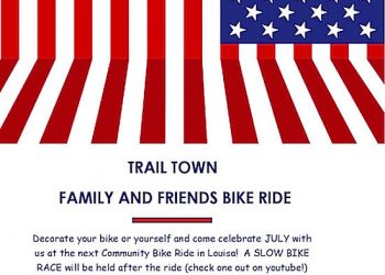 NEXT TRAIL TOWN BIKE RIDE JULY 1