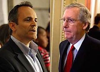 Once political enemies, Sen. Mitch McConnell says Gov. Matt Bevin should run for re-election next year