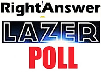 Answer to Lazer Poll June 7, 2018