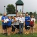 THE RIBBON CUTTING CEREMONY for the Louisa Playground eguipment was held last night at the LOCKVIEW Park. Present for the City of Louisa was Mayor Slone and Matt Brown for RiseAbove. The proceeds from the Hoops for Hope from last year made this possible with $3,000 given to the city. Pictured ar L to R Kenny AND Breanna Muncy, City Council member John Nolan and wifr, Ann, Mayor Harold Slone, and Matt and Summer Brown