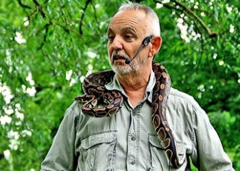 Scott Shupe during an appearance at Old Fort Harrod State Park. (Photo by Robert Moore/Harrodsburg Herald)