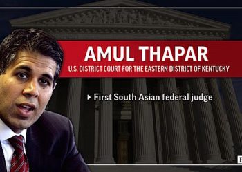 Amul Thapar, who sits on the 6th Circuit Court of Appeals in Eastern Ky. is currently being considered to replace the retiring justice Anthony Kennedy on the U.S. Supreme Court.