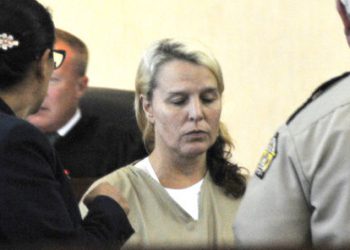 Grethel resident Kimberly Akers appeared in Floyd Circuit Court on July 5 to be arraigned on murder, assault and driving under the influence charges related to the death of Heidi Hamilton and injuries suffered by Chris Hamilton in a Dec. 14, 2017, crash that was allegedly caused when Akers was driving under the influence of drugs. Floyd Chronicle and Times photo by Mary Meadows