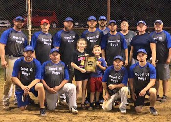 Good Ol Boys 2018: L to R Bottom Matt Fitzpatrick, Brent Burgess, Lilly Fitzpatrick, Brother Fitzpatrick, Dougie Ison, Dylan Whitt L to R Top Kevin Slone, Billy Johnson, Shawn Johnson, Jordan Johnson, Ryan Sammons, Bub Castle, Dave Shannon, Rick Cyrus, Dog Marcum not pictured Jackie Ratliff