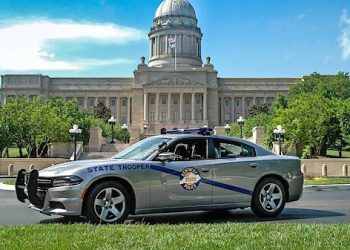 Kentucky State Police submitted this photo for the "2018 Best Looking Cruiser Contest" sponsored by the American Association of State Troopers. Facebook.com/pg/StateTroopers