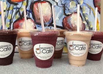 Masterpiece Cafe serves great coffee, with the best ingredients, and made from scratch foods in an environment filled with the work of talented Appalachian artists in the Painted Cow Art Gallery