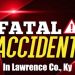 JOHNSON CO. MAN DIES IN SINGLE CAR CRASH AT Rt. 23/645 JUNCTION